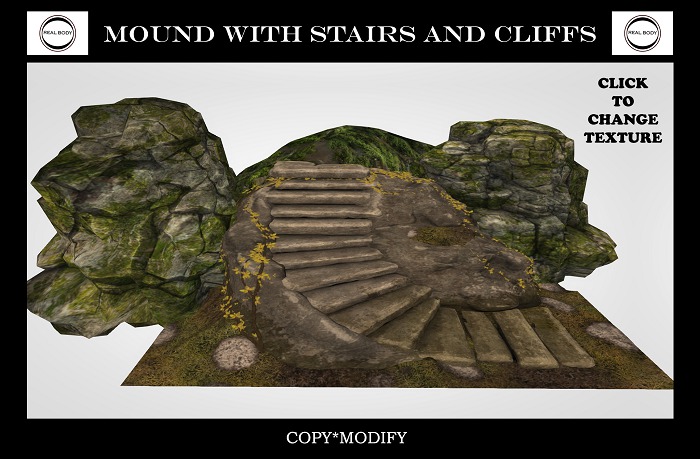 Hill with Stairs and Cliffs